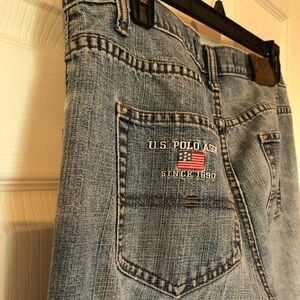U.S. Polo Jeans Medium Wash Distressed